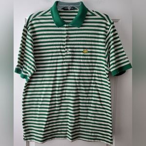The Masters Collection Striped Polo Shirt Size Medium Men’s Adult - EUC